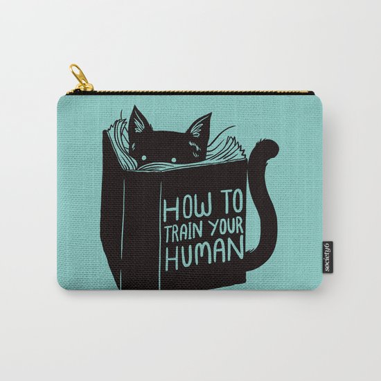Cat Reader Advice Carry-All Pouch
