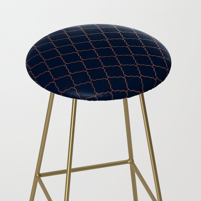 Navy and sales copper bar stools