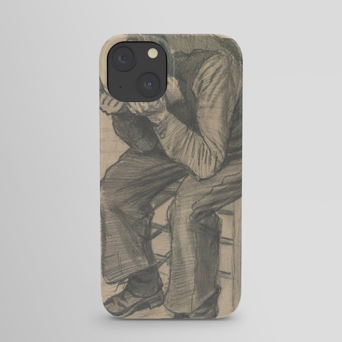 Van Gogh - Old Man with his Head in his Hands (At Eternity's Gate) iPhone Case