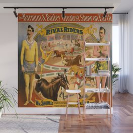Vintage Circus Poster Wall Mural
