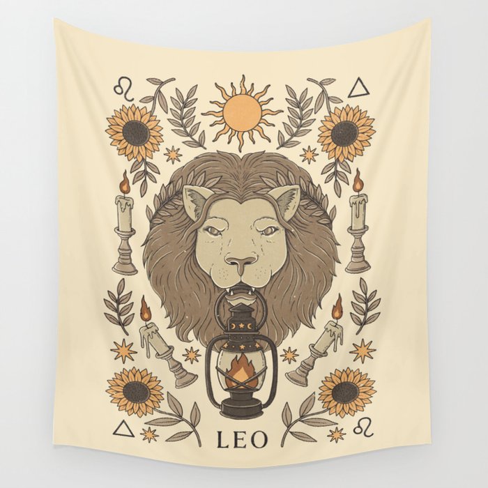 Leo, The Lion Wall Tapestry