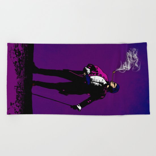Smoker's Heaven Beach Towel