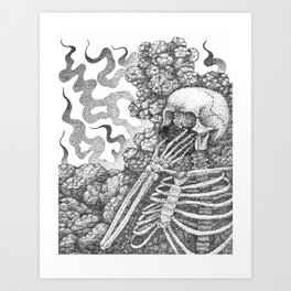 Skeleton 2020 Art Print