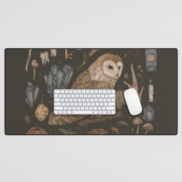 Harvest Owl Desk Mat