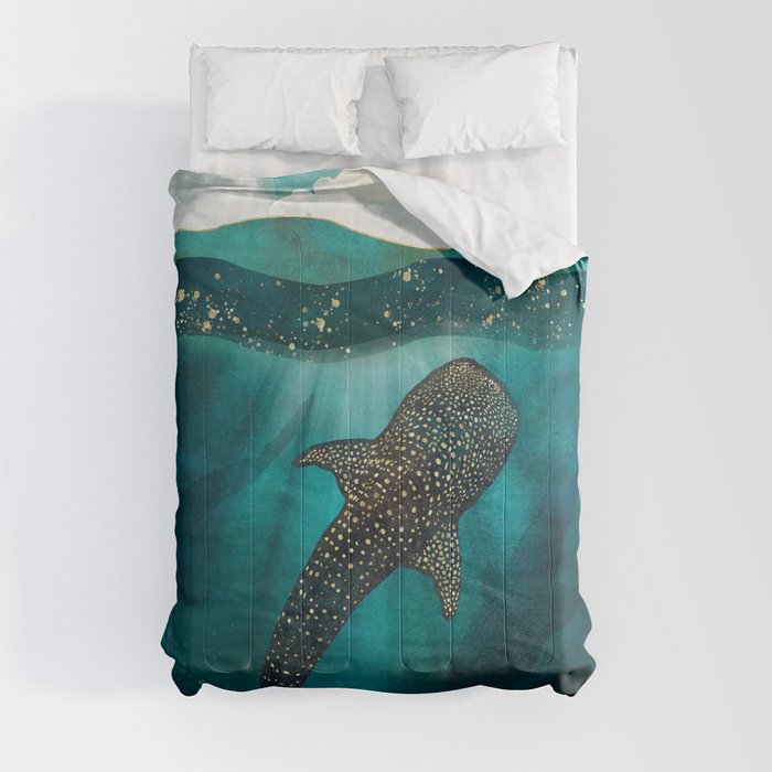 Metallic Whale Shark Comforter