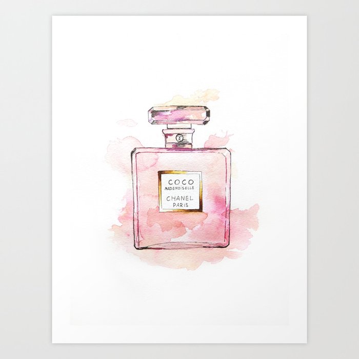 Fashion perfume bottle Art Print by Ayseliani