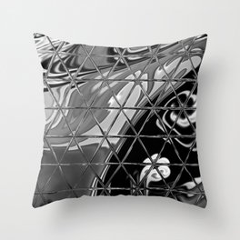 Triangle Glass Tiles 99 Throw Pillow