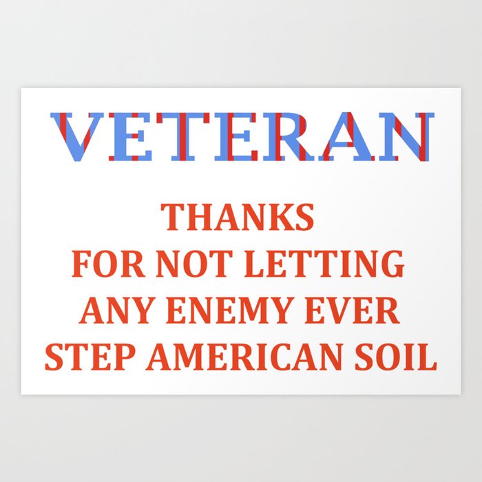 Veterans Day Art Print