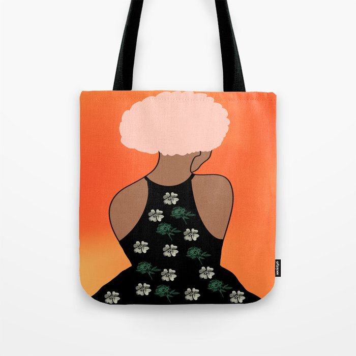 Woman At The Meadow 03 Tote Bag