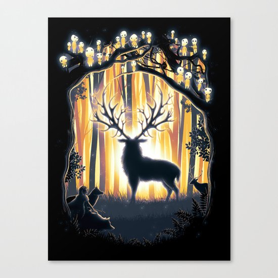 Master of the Forest Canvas Print