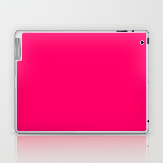 Hot Pink Color Laptop & iPad Skin