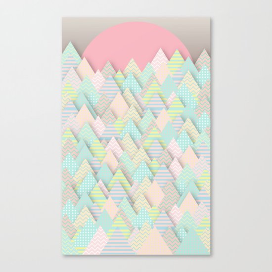 Forest Pastel Canvas Print
