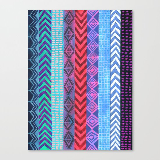 PATTERN {Peru Stripe} Canvas Print