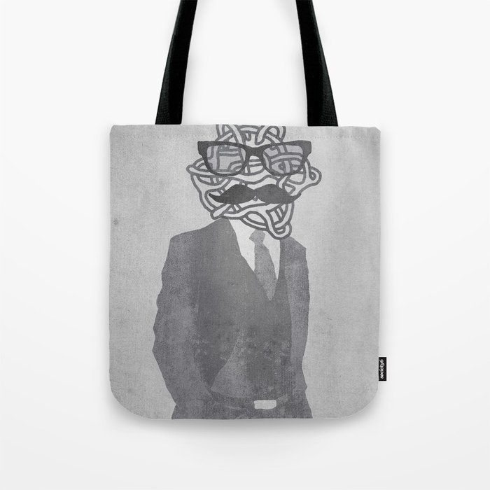 The Gentlemanly Squiggle Tote Bag