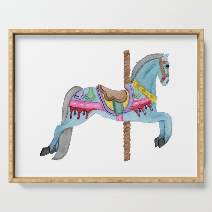 Carousel Horse Serving Tray