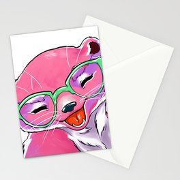 Pink Otter Stationery Cards