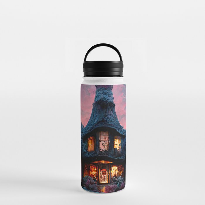 Cotton Candy House Water Bottle