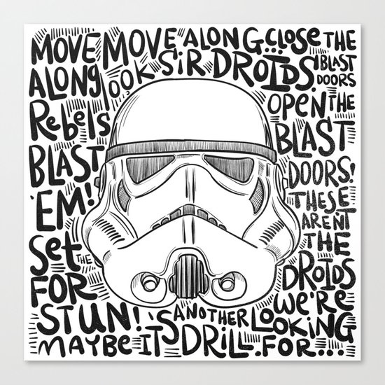 Look sir... Canvas Print