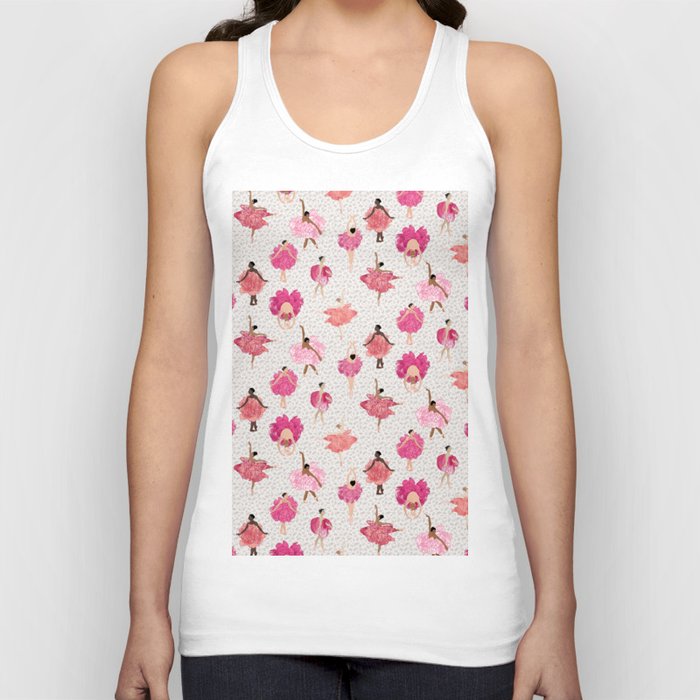 Dance of the Peony Flowers  - with White background Tank Top