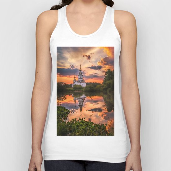 Summer sunset Unisex Tank Top