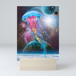 Super Space Jellyfish Mini Art Print