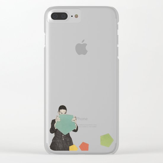 Discovering New Shapes Clear iPhone Case