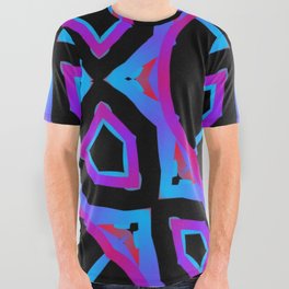 Fractowrap Fractal Patterns 000062 All Over Graphic Tee