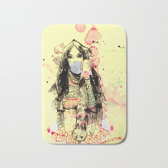 Bubble Gum Bandits Bath Mat
