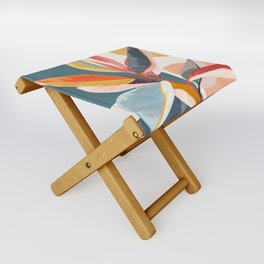 Colorful Branching Out 01 Folding Stool