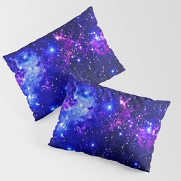 Fox Fur Nebula Galaxy blue purple Pillow Sham