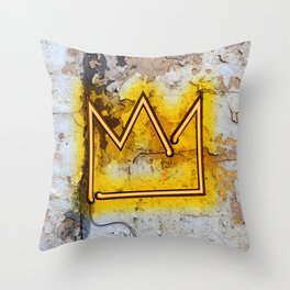 Crown “B” – NEON Throw Pillow