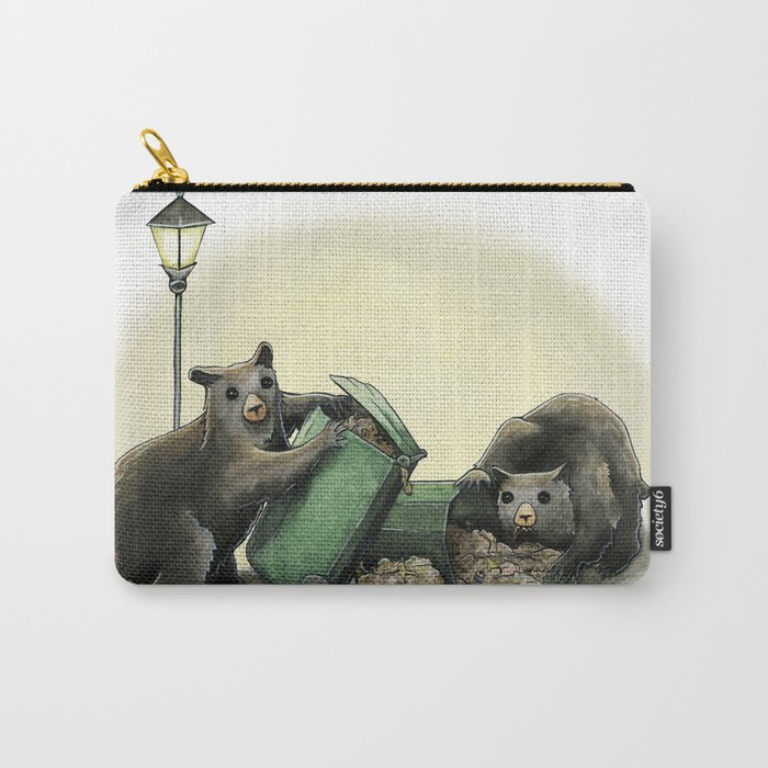 Critters Eating Garbage # 1 Carry-All Pouch