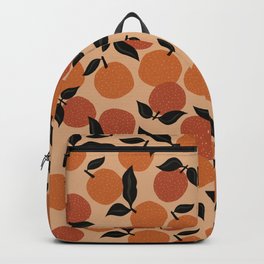 Seamless Citrus Pattern / Oranges Backpack