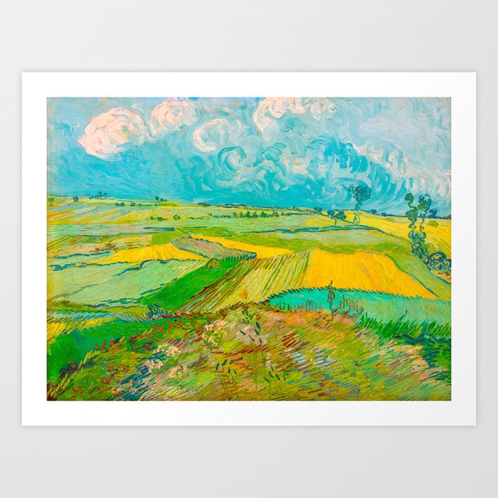 Wheat Fields after the Rain (The Plain of Auvers), July 1890 Oil