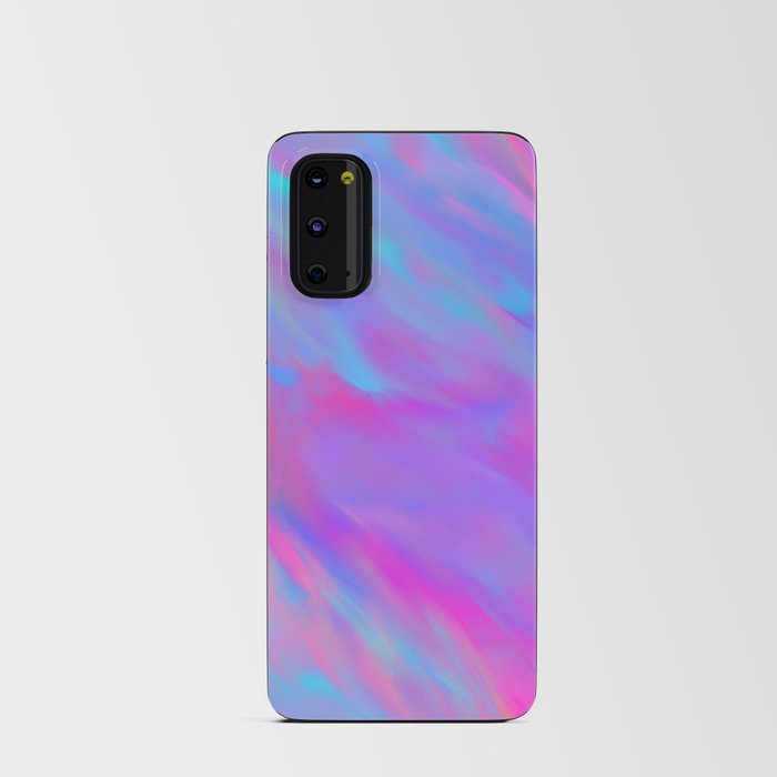Neon Flow Nebula #2 Android Card Case