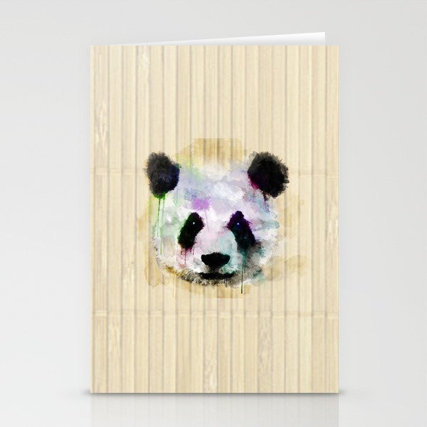 Panda Face - Watercolor Stationery Cards