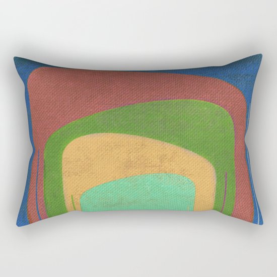 A Elephants Stack Rectangular Pillow
