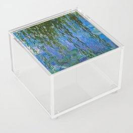 Water Lilies and Weeping Willow Branches, 1916-1919 by Claude Monet Acrylic Box