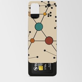 Mid century Bauhaus modern shapes 4 Android Card Case