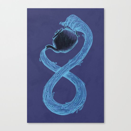 Infinite Tea Canvas Print