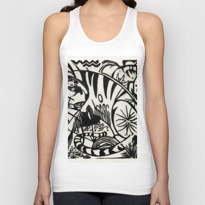 Tiger (1912) print in high resolution by Franz Marc Tank Top