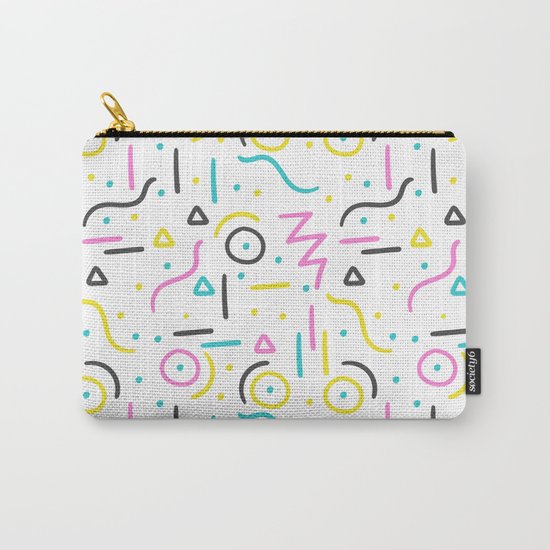 memphis pattern Carry-All Pouch