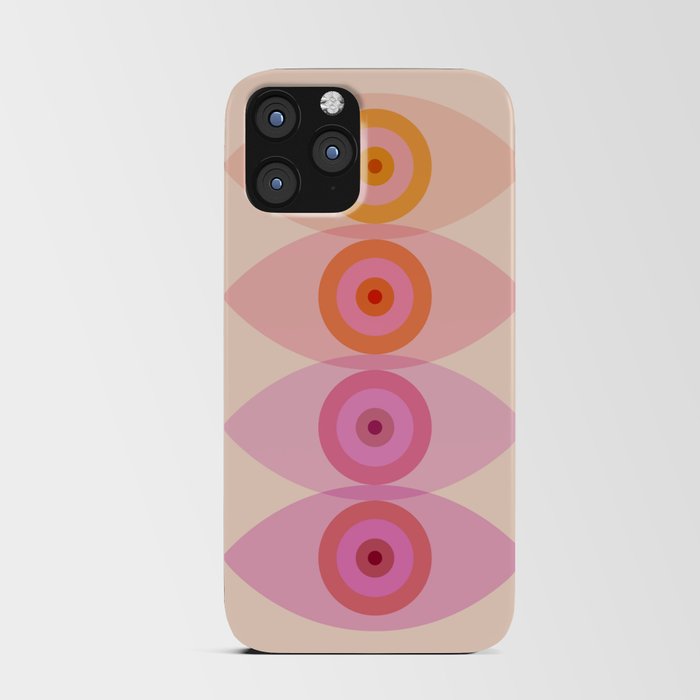 Abstraction_EYES_COLOR_POP_ART_Minimalism_001EYE iPhone Card Case