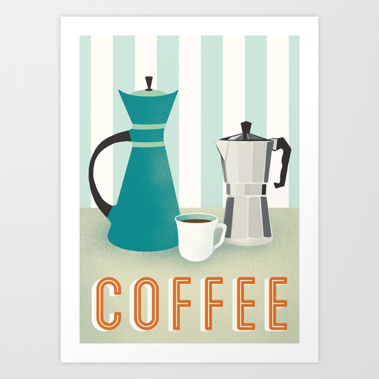 Coffee Art Print
