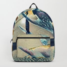 Fish Hunter Abstract Backpack