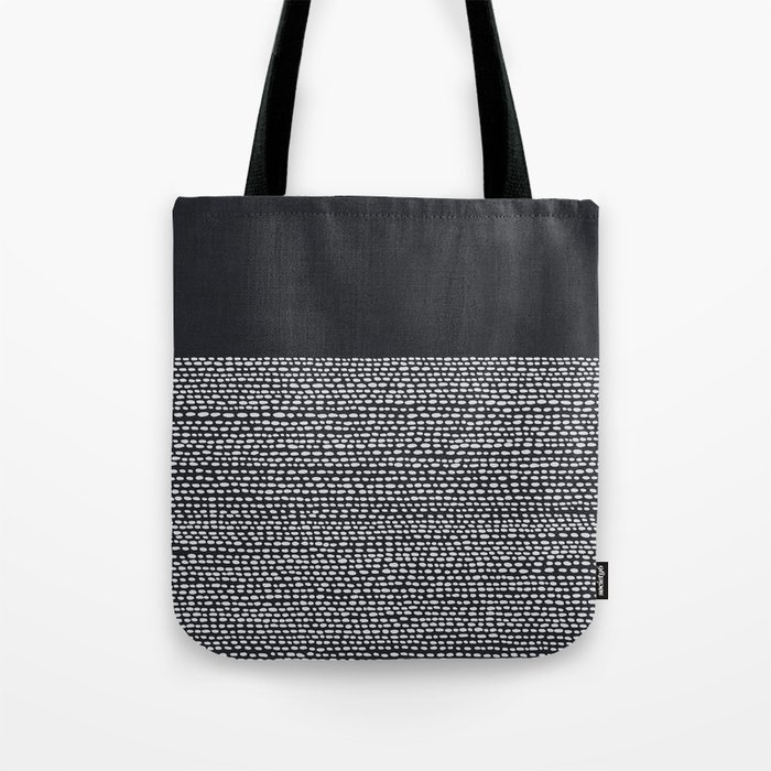 Riverside (Black) Tote Bag