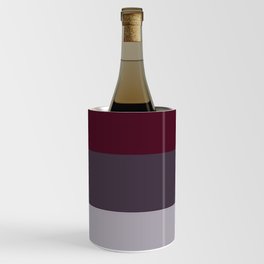 scandinavian moody winter fashion dark red plum burgundy grey stripe Wine Chiller