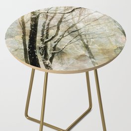 Winter Trees Side Table