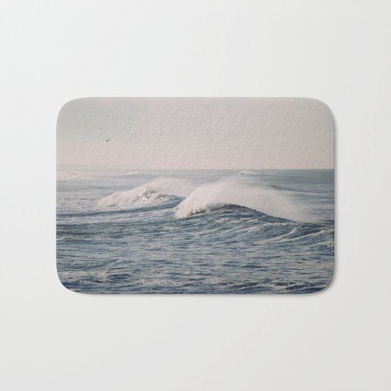 stormy waters Bath Mat