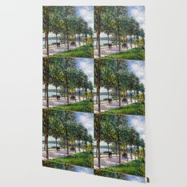 Alfred Sisley - Allee of Chestnut Trees Wallpaper